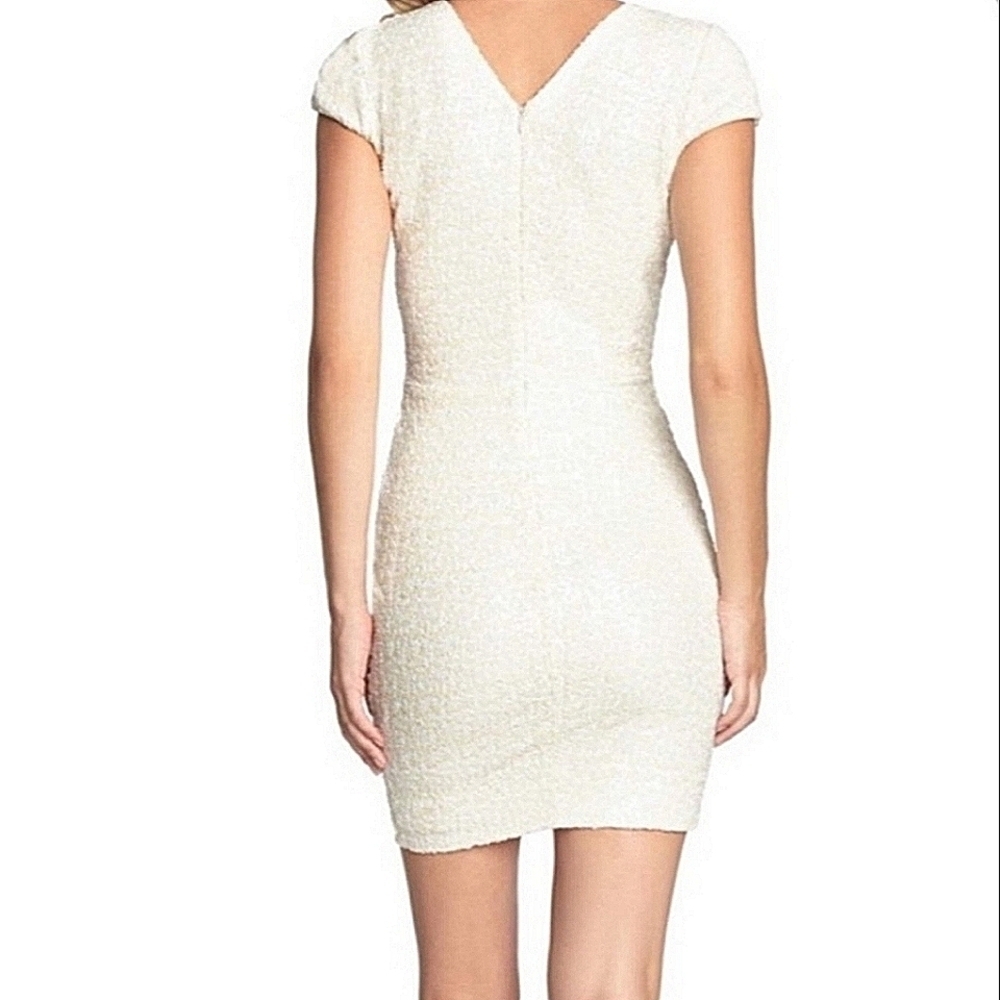 Dress The Population Zoe Sequin Cap Sleeve Mini Dress-Size Medium - Picture 3 of 17